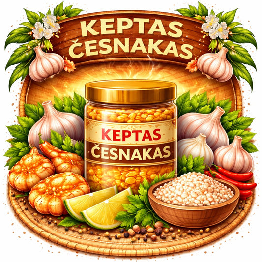 Keptas Česnakas (100g)